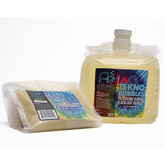Atomic Bubbles 128oz. Blue Tekno Bubbles Smart Pouch Refill